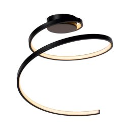 Lustră LED dimabilă aplicată Lucide 46199/25/30 MAXENCE LED/24W/230V negru