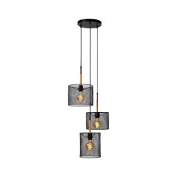 Lustră pe cablu BASKETT 3xE27/40W/230V Lucide 45459/03/30
