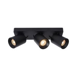 Spot LED dimabil NIGEL 3xGU10/5W/230V negru Lucide 09929/15/30