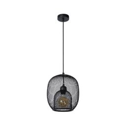 Lustră pe cablu JERREL 1xE27/40W/230V neagră Lucide 78396/01/30