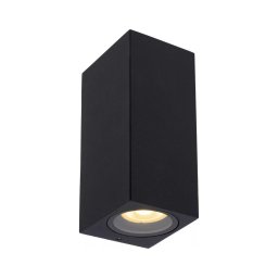 Aplică de exterior ZARO 2xGU10/35W/230V IP44 neagră Lucide 69800/02/30