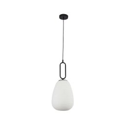 Lustră pe cablu ELIXIR 1xE27/60W/230V albă Searchlight 43581-1BK