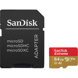 Card memorie Extreme 64 GB MicroSDXC UHS-I Class 10