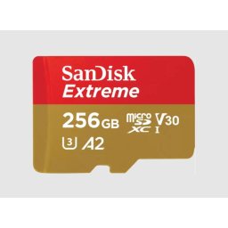 Card memorie microSDXC SanDisk by WD Extreme 256GB, Class 10, UHS-I U3, V30, A2 + Adaptor SD