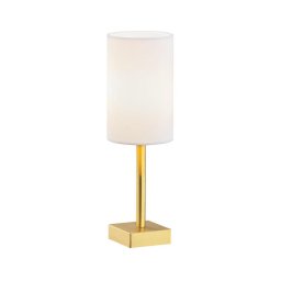 Lampă de masă ABRUZZO 1xE14/7W/230V alamă/albă Argon 8030