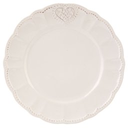 Set 8 farfurii ceramica bej 21 cm