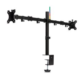 Suport de birou Kensington pentru 2 TV/monitor plat, diagonala maxim 32 inch, rotatie, inclinare, pivotare, orizontala, verticala, maxim 8 Kg, K55409WW