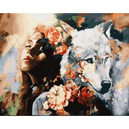Set pictura pe numere, cu sasiu, Armonie interioara - Dimitra Milan, 40x50 cm