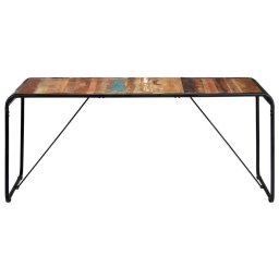 Masă de bucătărie, 180 x 90 x 76 cm, lemn masiv reciclat
