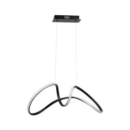 Lustră LED pe cablu TESORO LED/48W/230V neagră