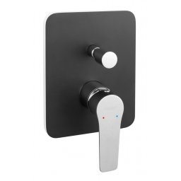 Adore Black/Chrome - baterie încastrată cadă-duș - BDR7PBLC - Ferro