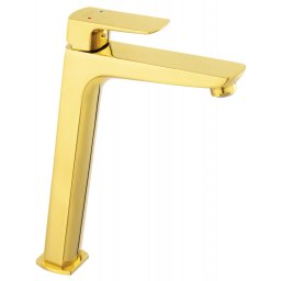 VITTO VERDELINE GOLD - Baterie stativă lavoar pentru lavoar înalt - BVI2LVLG - Ferro