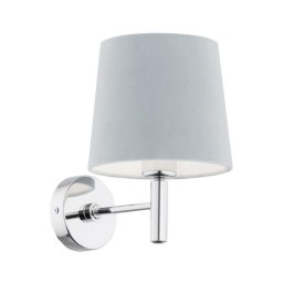 Lampă de perete BOLZANO 1xE27/15W/230V albastră/crom lucios Argon 3910