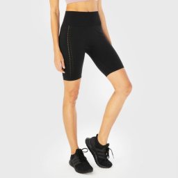 SQUATWOLF Pantaloni scurți pentru femei Infinity Seamless Black S