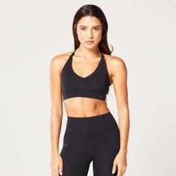 SQUATWOLF Sutien sport Adjustable Plunge Black S