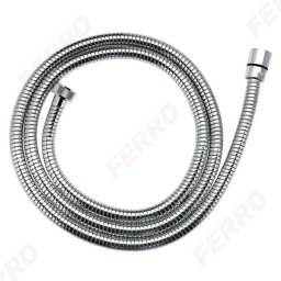 Furtun flexibil pentru duș, metalic, dublu spiralat - W47 - Ferro