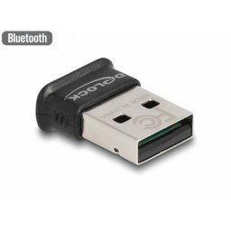 Adaptor Bluetooth 5.0 dual mode + EDR + BLE Class 1 max. 100m, Delock 61024