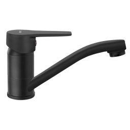 RITTO Baterie stativa lavoar Ritto, negru cu pipa mobila - BTR2ABL- Ferro