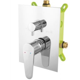 Algeo - baterie încastrată duș cu casetă de montaj - BAG7P2BOX - Ferro