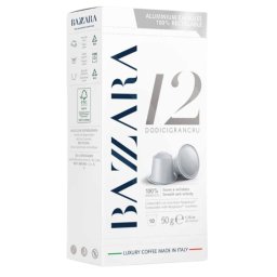 Cafea capsule Bazzara Dodicigrancru compatibile Nespresso, 10 buc
