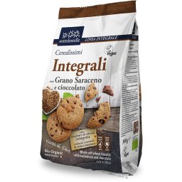 Biscuiti bio cu hrisca integrala si bucati de ciocolata Cerealissimi 300g Sottolestelle