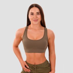 GymBeam Sutien sport Mesh Panel Olive XS