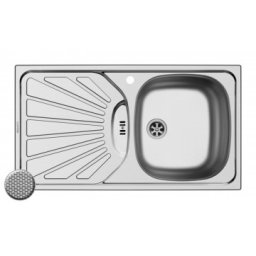 Chiuveta Inox ET78 780mm*435mm DR Pyramis 100146101