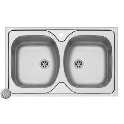 Chiuveta inox Ecoline CORE 2B LN Pyramis 101046601