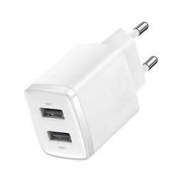 Incarcator de retea Compact Quick Charger, 2x USB, 10.5W (white)