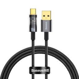 Explorer, USB to USB-C Cable, 100W, 1m Black