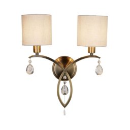 Lampă de perete ALBERTO 2xE14/60W/230V Searchlight 1602-2AB