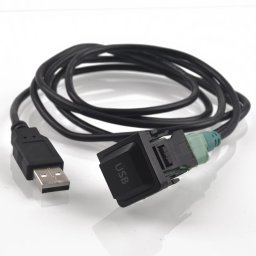 Extensie USB tip buton dedicata VW Golf 5 / Golf 6 / Jetta / Touran / Caddy