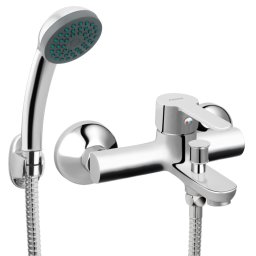 SAVIO Baterie perete cada/dus Savio, crom cu accesorii - BSV11- Ferro