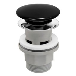 Ventil click-clack cu dop ceramic negru D1 1/4” - S288PPCB - Ferro
