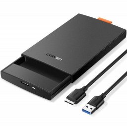 HDD Rack UGREEN SATA External Disk Enclosure 2,5" SSD/HDD (black)