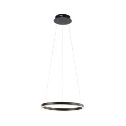 Leuchten Direkt 15393-13-LED Lustr LED RITUS 20W 230V negru dimabil