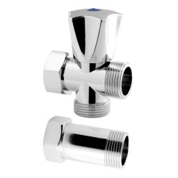 Robinet colțar și racord D 3/4” - Z250 - Ferro