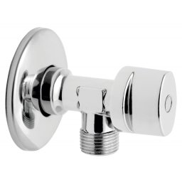 Robinet colțar 1/2”x1/2” cu bilă și manetă metalică - Z1212K - Ferro