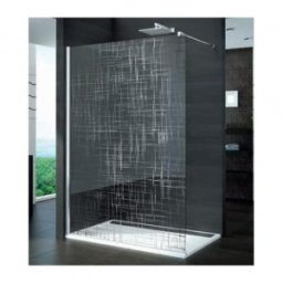 Paravan independent 100 cm Sanswiss gama Pur Chrome DÃ©cor - Lines