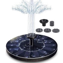 Fantana Arteziana 4-in-1 Plutitoare pe Apa cu Incarcare Solara, Diametru 16 cm