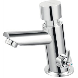 Presstige Pro - baterie stativă lavoar cu temporizare și control al debitului și temperaturii - Z501R - Ferro
