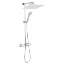 Trevi Square - sistem de duș cu baterie termostatată - NP75SQ-TRV7U - Ferro