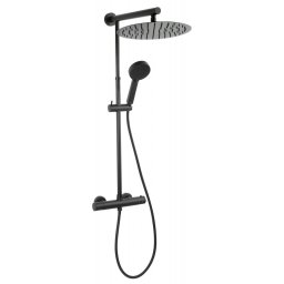Trevi Black - sistem de dus cu baterie termostatata - NP75-TRV7U-BL - Ferro