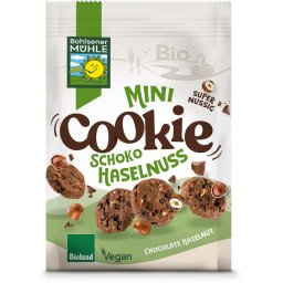 Mini biscuiti cu ciocolata si alune bio 125g