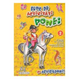 Bloc de activitati - Ponei 2 cu abtibilduri