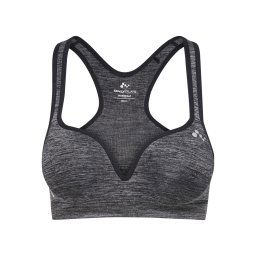 ONLY PLAY Sutien sport 'ONPMartine-2' gri metalic / negru