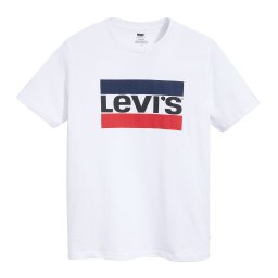 LEVI'S ® Tricou bleumarin / roșu carmin / negru / alb