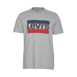 LEVI'S ® Tricou albastru marin / gri amestecat / roșu / negru