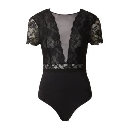 PIECES Tricou body 'Sicca' negru