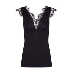 PIECES Top 'Ilu' negru